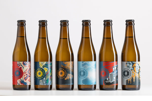 immagine raffigurante la selezione delle 6 birre core range