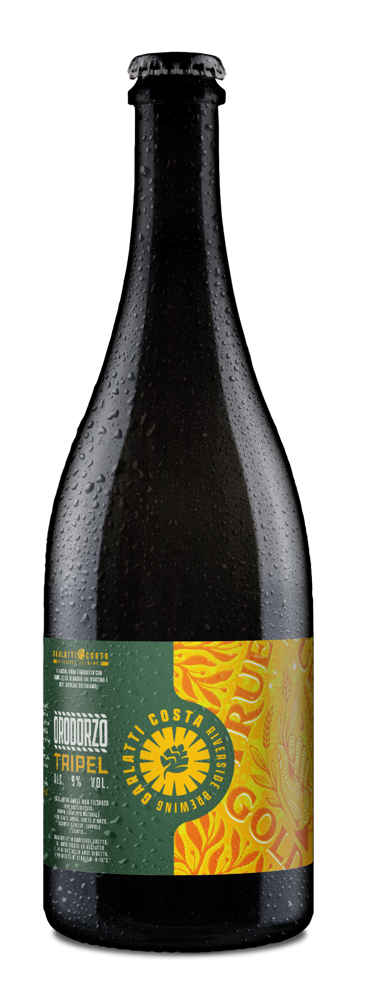 Garlatti Costa birra orodorzo tripel in bottiglia da 75 cl