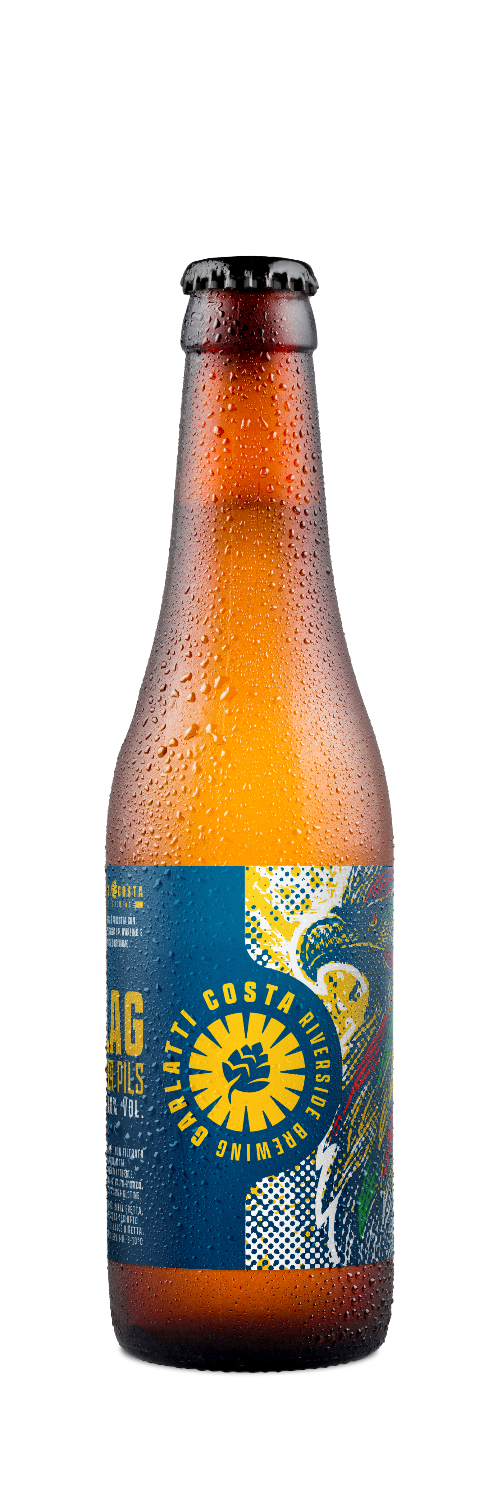 Birra Garlatti Costa Keller Pils in bottiglia da 33 cl