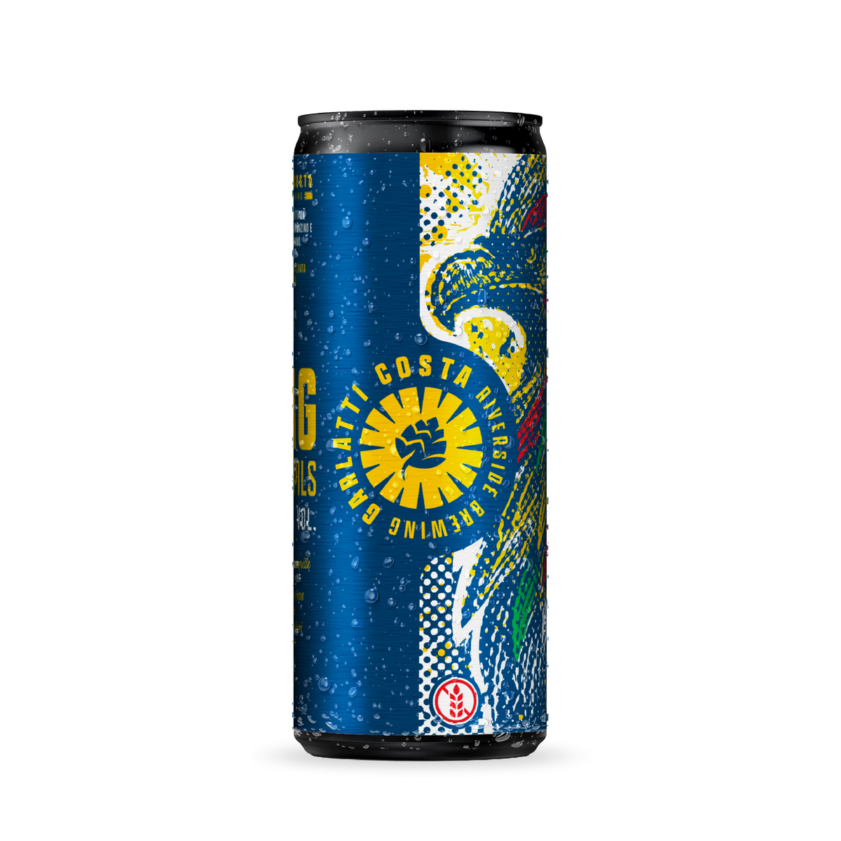 Birra garlatti costa flag in lattina da 33
