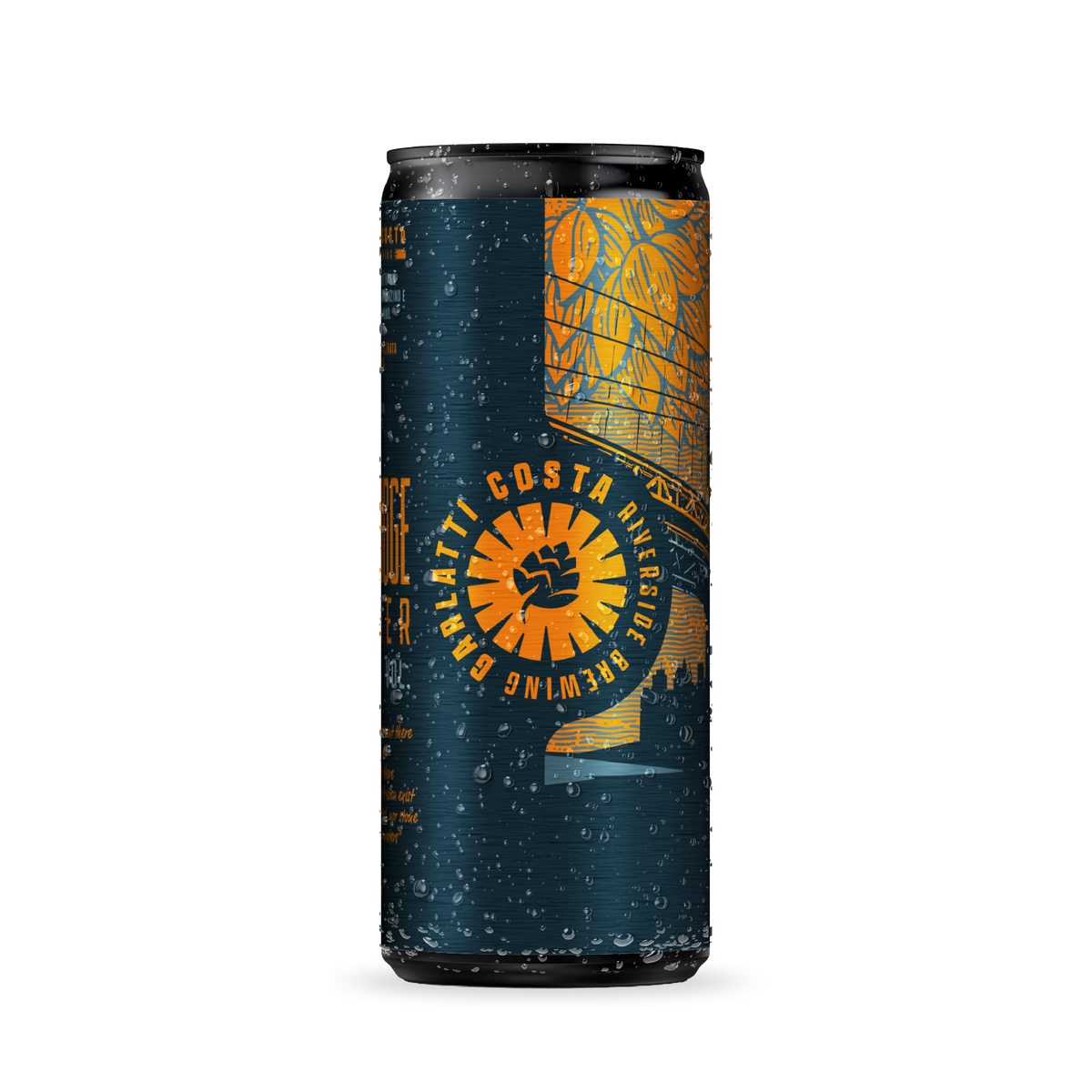 Birra garlatti costa Iron bridge in lattina da 33cl